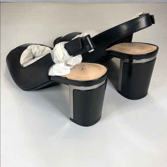 [215] Alfani 5M Leather Open Toe Ankle Strap - Picture 3 of 6